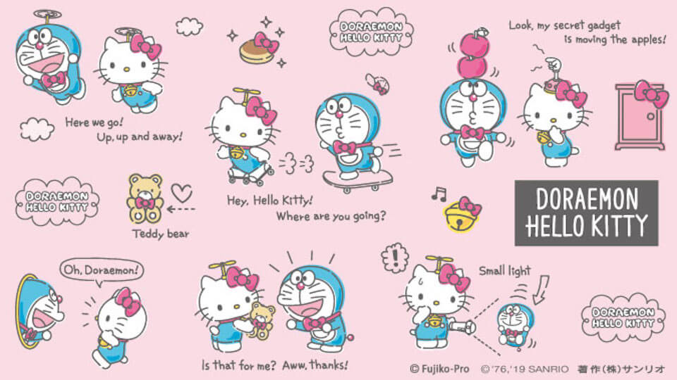 哆啦A夢 Hello Kitty 聯名商品