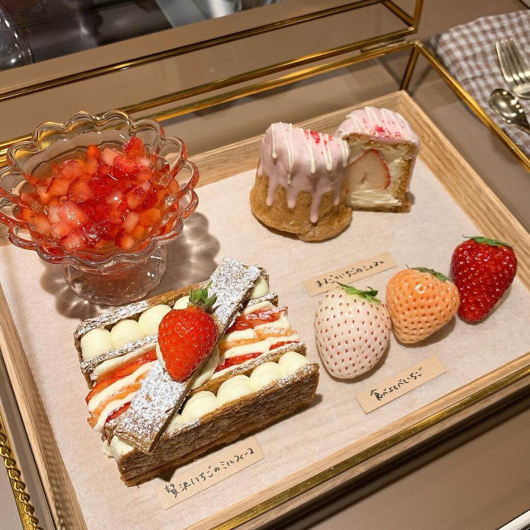 名古屋咖啡廳 草莓甜點