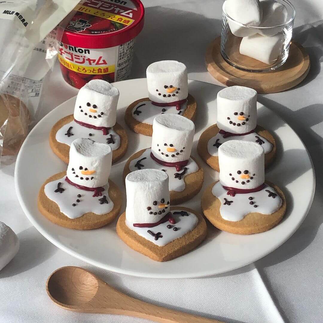 融雪雪人餅乾 製作教學 聖誕節手作點心
